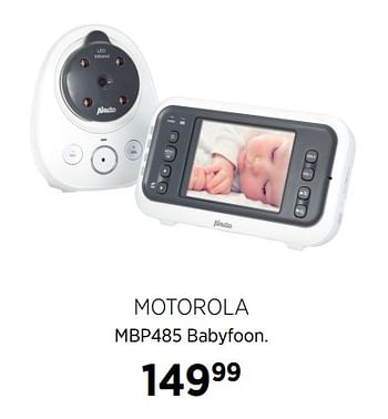 Aanbiedingen Motorola mbp485 babyfoon - Motorola - Geldig van 21/07/2020 tot 17/08/2020 bij Babypark