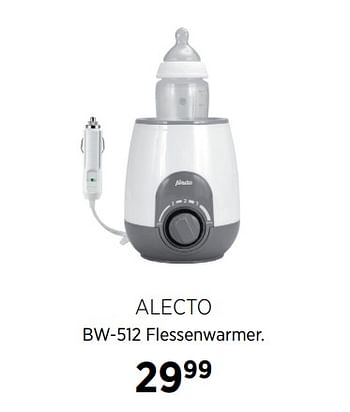 Aanbiedingen Alecto bw-512 flessenwarmer - Alecto - Geldig van 21/07/2020 tot 17/08/2020 bij Babypark