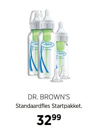 Aanbiedingen Dr. brown`s standaardfles startpakket - DrBrown's - Geldig van 21/07/2020 tot 17/08/2020 bij Babypark