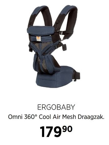 Aanbiedingen Ergobaby omni 360° cool air mesh draagzak - ERGObaby - Geldig van 21/07/2020 tot 17/08/2020 bij Babypark
