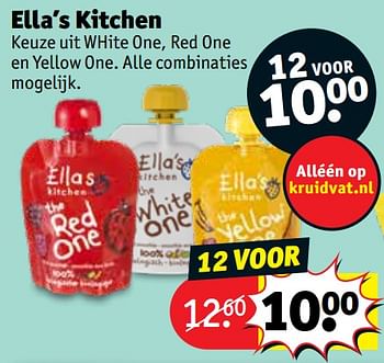 Aanbiedingen Ella`s kitchen - Ella's Kitchen - Geldig van 21/07/2020 tot 02/08/2020 bij Kruidvat