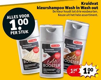 Aanbiedingen Kruidvat kleurshampoo wash in wash out - Huismerk - Kruidvat - Geldig van 21/07/2020 tot 02/08/2020 bij Kruidvat