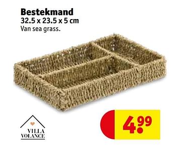 Aanbiedingen Bestekmand - Villa Volance - Geldig van 21/07/2020 tot 02/08/2020 bij Kruidvat