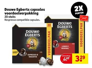 Aanbiedingen Douwe egberts capsules voordeelverpakking - Douwe Egberts - Geldig van 21/07/2020 tot 02/08/2020 bij Kruidvat