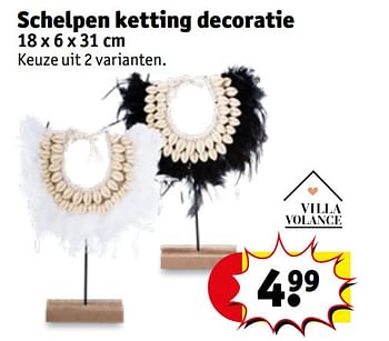 Aanbiedingen Schelpen ketting decoratie - Villa Volance - Geldig van 21/07/2020 tot 02/08/2020 bij Kruidvat