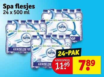 Aanbiedingen Spa flesjes - Spa - Geldig van 21/07/2020 tot 02/08/2020 bij Kruidvat