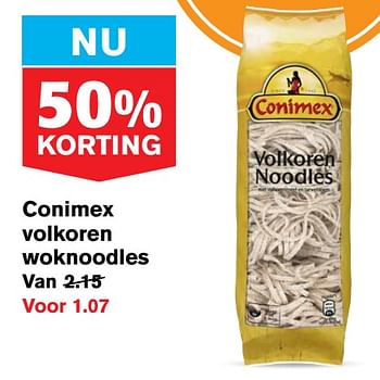 Aanbiedingen Conimex volkoren woknoodles - Conimex - Geldig van 22/07/2020 tot 28/07/2020 bij Hoogvliet