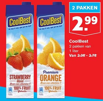 Aanbiedingen Coolbest - Coolbest - Geldig van 22/07/2020 tot 28/07/2020 bij Hoogvliet