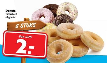 Aanbiedingen Donuts gesuikerd - Huismerk - Hoogvliet - Geldig van 22/07/2020 tot 28/07/2020 bij Hoogvliet