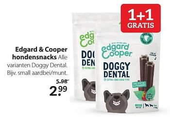 Aanbiedingen Edgard + cooper hondensnacks - Edgard &amp; Cooper - Geldig van 20/07/2020 tot 02/08/2020 bij Boerenbond