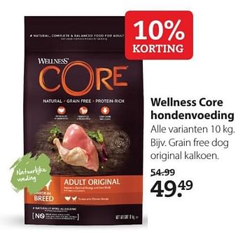 Aanbiedingen Wellness core hondenvoeding - Wellness Core - Geldig van 20/07/2020 tot 02/08/2020 bij Boerenbond