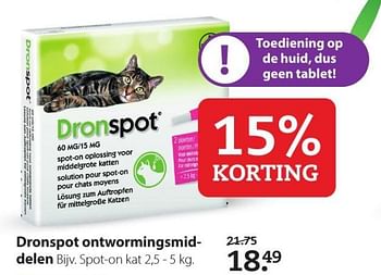 Aanbiedingen Dronspot ontwormingsmiddelen - Huismerk- Boerenbond - Geldig van 20/07/2020 tot 02/08/2020 bij Boerenbond
