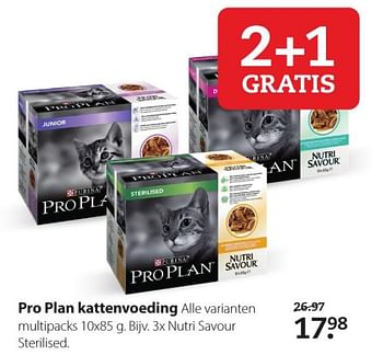 Aanbiedingen Pro plan kattenvoeding - Purina - Geldig van 20/07/2020 tot 02/08/2020 bij Boerenbond