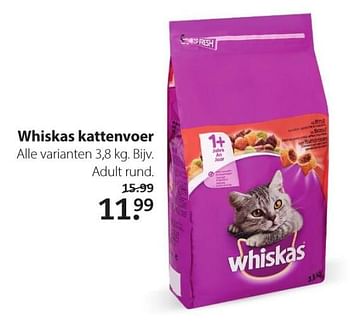 Aanbiedingen Whiskas kattenvoer - Whiskas - Geldig van 20/07/2020 tot 02/08/2020 bij Boerenbond