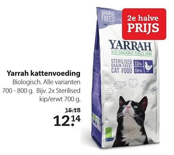Aanbiedingen Yarrah kattenvoeding - Yarrah - Geldig van 20/07/2020 tot 02/08/2020 bij Boerenbond