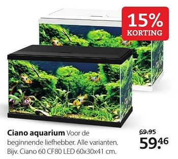 Aanbiedingen Ciano aquarium - Ciano - Geldig van 20/07/2020 tot 02/08/2020 bij Boerenbond