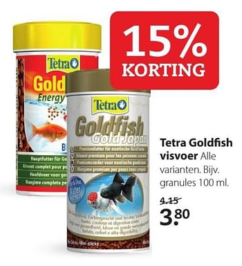 Aanbiedingen Tetra goldfish visvoer - Tetra - Geldig van 20/07/2020 tot 02/08/2020 bij Boerenbond