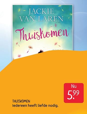 Aanbiedingen Thuiskomen - Huismerk - Boekenvoordeel - Geldig van 31/07/2020 tot 07/08/2020 bij Boekenvoordeel