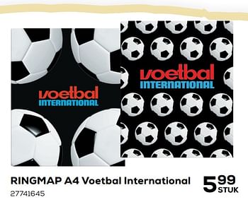 Aanbiedingen Ringmap a4 voetbal international - Voetbal International - Geldig van 07/08/2020 tot 15/09/2020 bij Supra Bazar