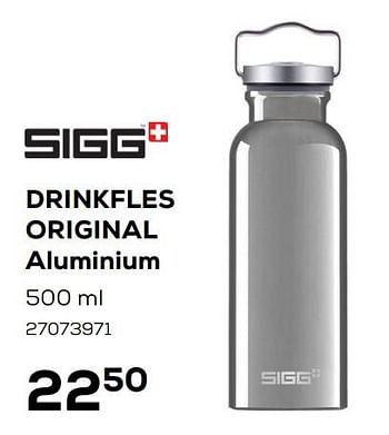 Aanbiedingen Drinkfles original aluminium - Sigg - Geldig van 07/08/2020 tot 15/09/2020 bij Supra Bazar