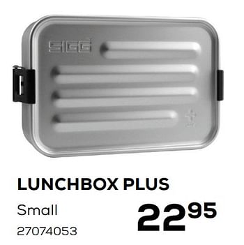 Aanbiedingen Lunchbox plus small - Sigg - Geldig van 07/08/2020 tot 15/09/2020 bij Supra Bazar