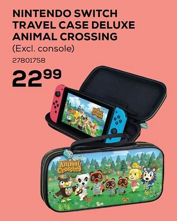 Aanbiedingen Nintendo switch travel case deluxe animal crossing - Nintendo - Geldig van 07/08/2020 tot 15/09/2020 bij Supra Bazar