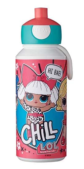 Aanbiedingen LOL Surprise pop up drinkfles 400ml - Mepal - Geldig van 08/08/2020 tot 06/09/2020 bij ToyChamp