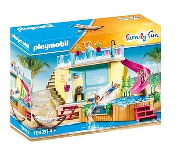 Aanbiedingen 70435 Bungalow met zwembad - Playmobil - Geldig van 08/08/2020 tot 06/09/2020 bij ToyChamp