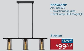Aanbiedingen Hanglamp 3 lichten - Geldig van 18/08/2020 tot 21/09/2020 bij Zelfbouwmarkt