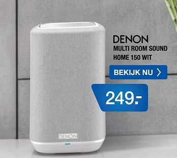 Aanbiedingen Denon multi room sound home 150 wit - Denon - Geldig van 10/08/2020 tot 30/08/2020 bij Electro World