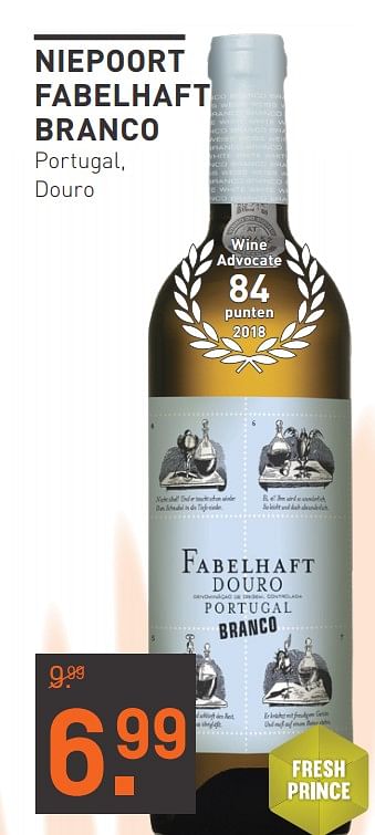 Aanbiedingen Niepoort fabelhaft branco portugal douro - Witte wijnen - Geldig van 03/08/2020 tot 23/08/2020 bij Gall & Gall