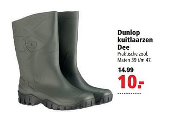 Aanbiedingen Dunlop kuitlaarzen dee - Dunlop - Geldig van 10/08/2020 tot 23/08/2020 bij Welkoop