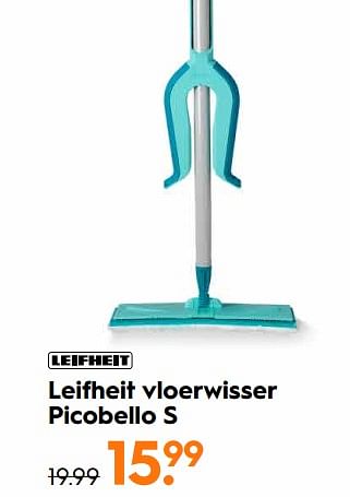 Aanbiedingen Leifheit vloerwisser picobello s - Leifheit - Geldig van 10/08/2020 tot 23/08/2020 bij Blokker