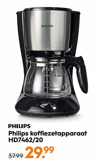 Aanbiedingen Philips koffiezetapparaat hd7462-20 - Philips - Geldig van 10/08/2020 tot 23/08/2020 bij Blokker