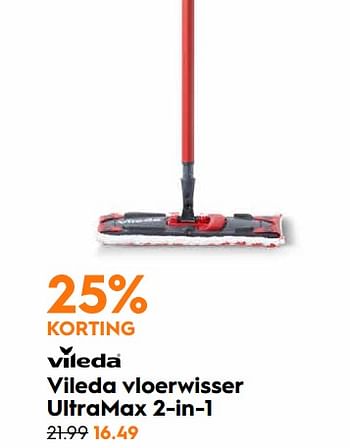 Aanbiedingen Vileda vloerwisser ultramax 2-in-1 - Vileda - Geldig van 10/08/2020 tot 23/08/2020 bij Blokker