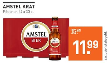 Aanbiedingen Amstel krat pilsener - Amstel - Geldig van 03/08/2020 tot 23/08/2020 bij Gall & Gall