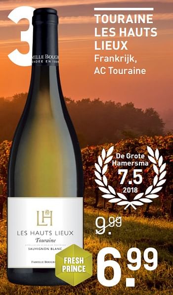 Aanbiedingen Touraine les hauts lieux frankrijk ac touraine - Witte wijnen - Geldig van 03/08/2020 tot 23/08/2020 bij Gall & Gall