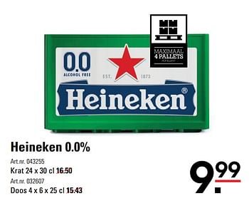 Aanbiedingen Heineken - Heineken - Geldig van 06/08/2020 tot 24/08/2020 bij Sligro