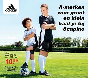 Aanbiedingen Short - Adidas - Geldig van 10/08/2020 tot 23/08/2020 bij Scapino