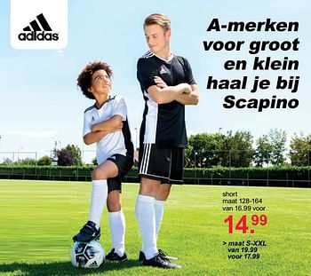 Aanbiedingen Short - Adidas - Geldig van 10/08/2020 tot 23/08/2020 bij Scapino