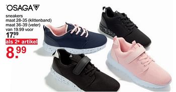 Aanbiedingen Sneakers - Osaga - Geldig van 10/08/2020 tot 23/08/2020 bij Scapino