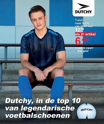 Aanbiedingen T-shirt - Dutchy - Geldig van 10/08/2020 tot 23/08/2020 bij Scapino