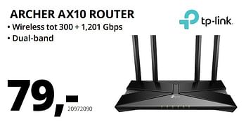 Aanbiedingen Tp-link archer ax10 router - TP-LINK - Geldig van 10/08/2020 tot 31/08/2020 bij Paradigit