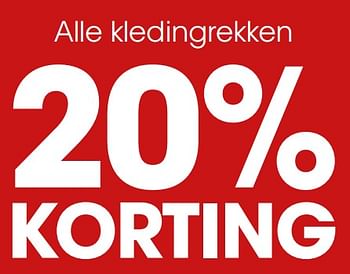 Aanbiedingen Alle kledingrekken 20% korting - Huismerk - Kwantum - Geldig van 17/08/2020 tot 30/08/2020 bij Kwantum