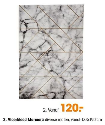 Aanbiedingen Vloerkleed marmora - Huismerk - Kwantum - Geldig van 17/08/2020 tot 30/08/2020 bij Kwantum