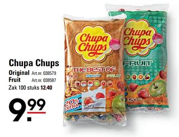 Aanbiedingen Chupa chups original - Chupa Chups - Geldig van 06/08/2020 tot 24/08/2020 bij Sligro