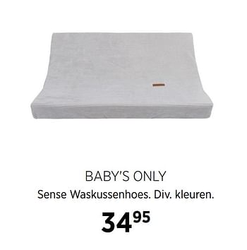 Aanbiedingen Baby`s only sense waskussenhoes - Baby's Only - Geldig van 18/08/2020 tot 21/09/2020 bij Babypark