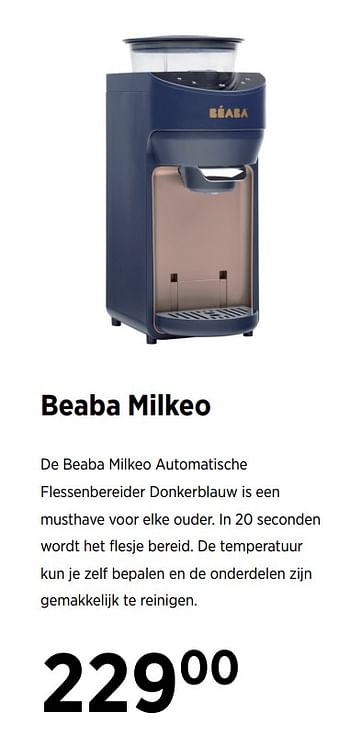 Aanbiedingen Beaba milkeo - Beaba - Geldig van 18/08/2020 tot 21/09/2020 bij Babypark