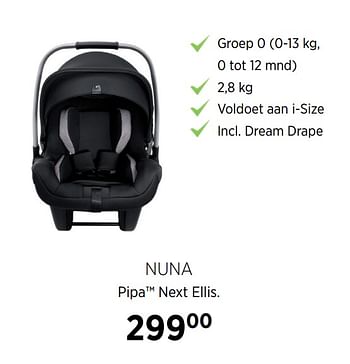 Aanbiedingen Nuna pipa next ellis - Nuna - Geldig van 18/08/2020 tot 21/09/2020 bij Babypark