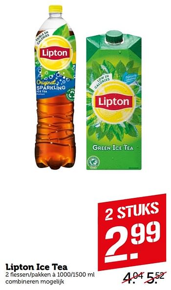 Aanbiedingen Lipton ice tea - Lipton - Geldig van 17/08/2020 tot 31/08/2020 bij Coop